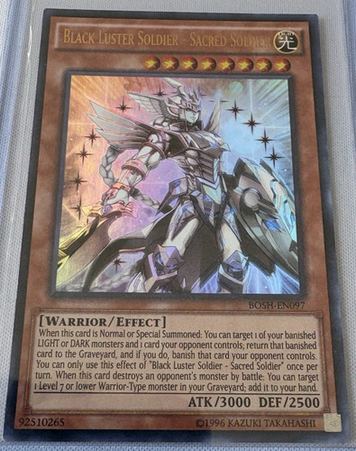 Yugioh black luster soldier - yugioh,
